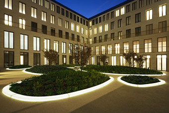 Corian, Aussenbereich