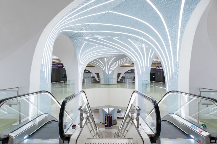 Doha Metro Escalator