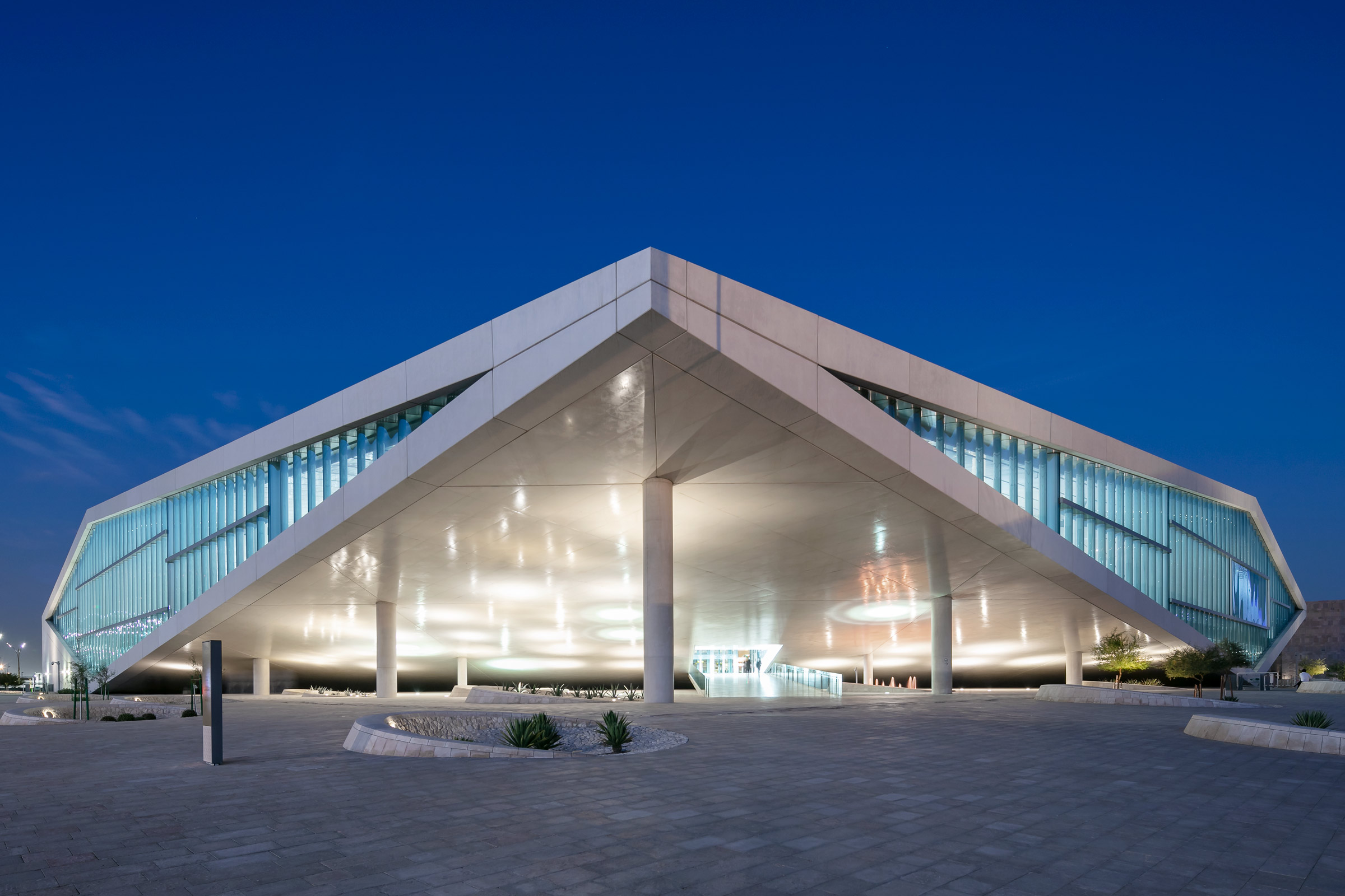 Qatar National Library - Architekturfotografie Nikolay Kazakov