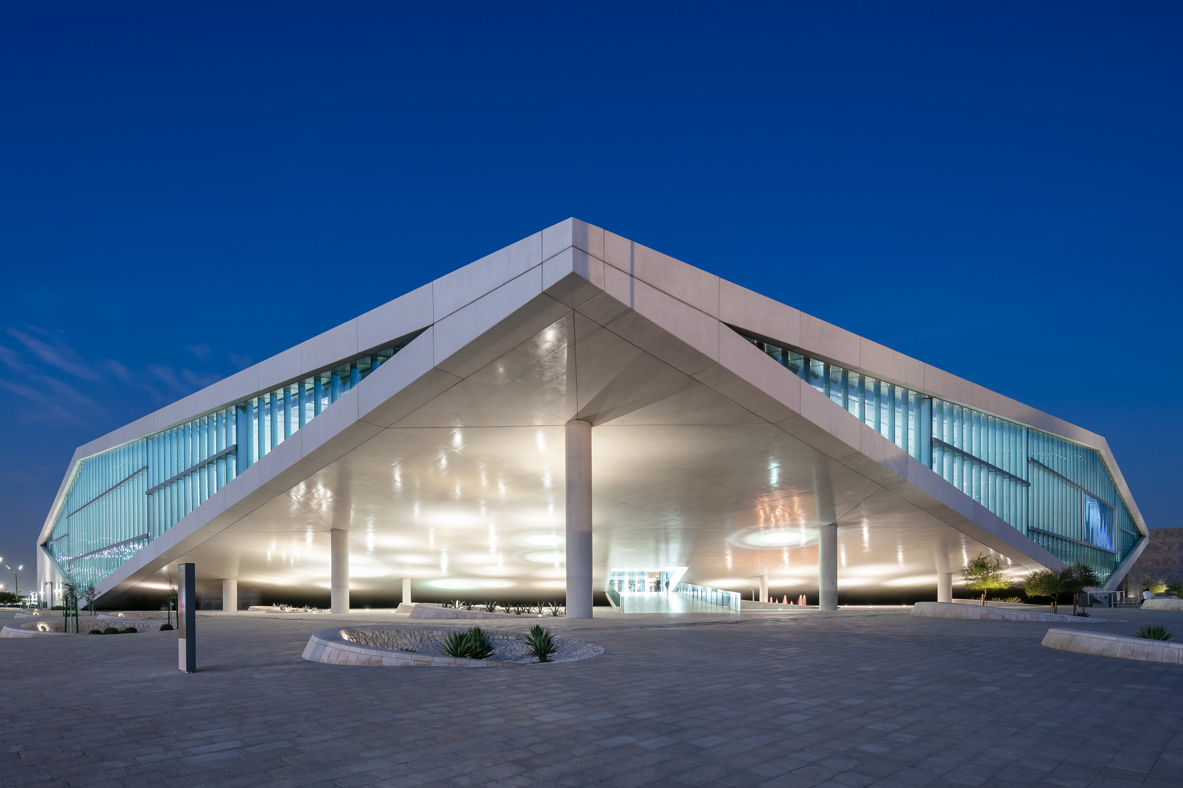 Qatar National Library Architekturfotografie Nikolay Kazakov