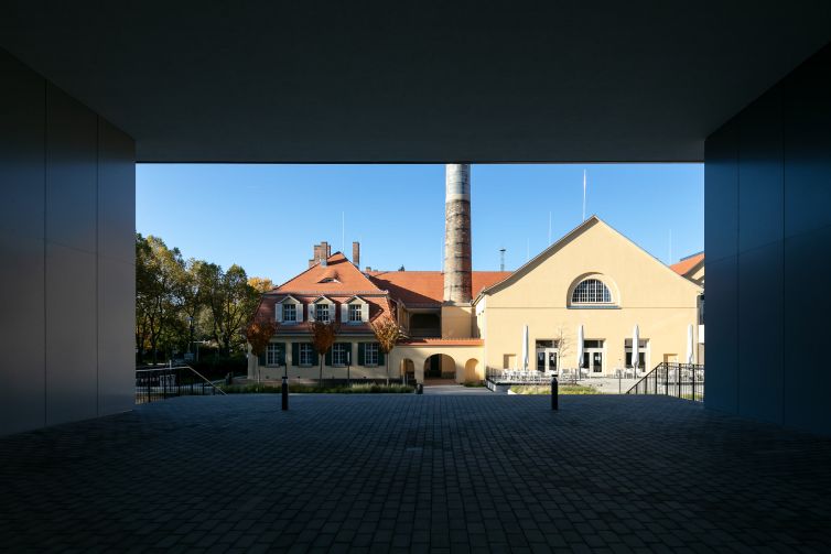 Das ehemalige Kesselhaus hinter dem Hauptbahnhof in Karlsruhe